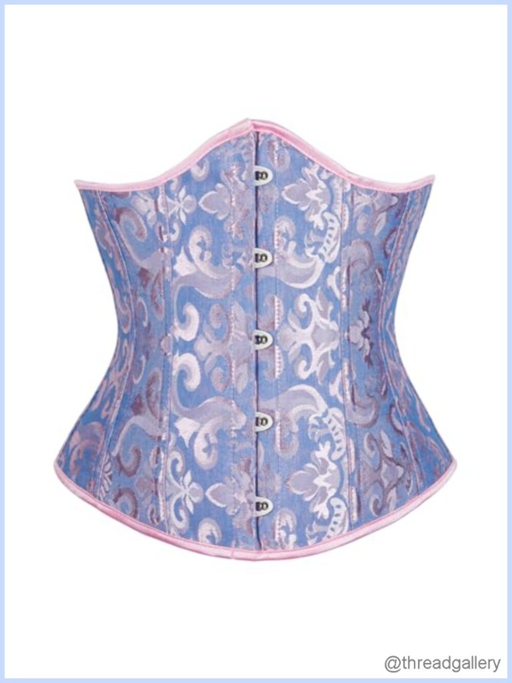 Underbust Corset Top Waist Trainer Lace Up Renaissance Costume